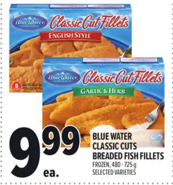 Metro BLUE WATER CLASSIC CUTS BREADED FISH FILLETS offer