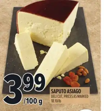 Metro SAPUTO ASIAGO offer