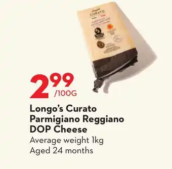 Longo's Longo's Curato Parmigiano Reggiano DOP Cheese offer