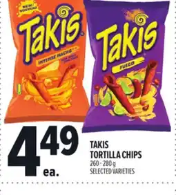 Metro TAKIS TORTILLA CHIPS offer