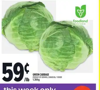 Metro GREEN CABBAGE offer