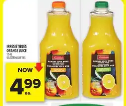 Metro IRRESISTIBLES ORANGE JUICE offer