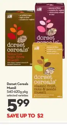 Longo's Dorset Cereals Muesli offer