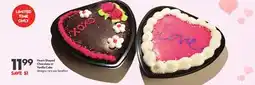 Longo's Heart-Shaped Chocolate or Vanilla Cake offer