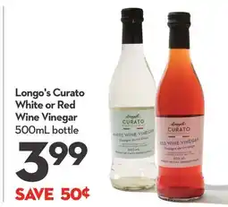 Longo's Longo's Curato White or Red Wine Vinegar offer