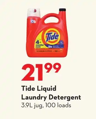 Longo's Tide Liquid Laundry Detergent offer