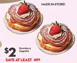 Longo's Strawberry Zeppolini offer