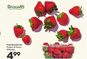 Longo's Fresh Strawberries offer