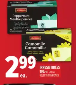 Metro IRRESISTIBLES TEA offer