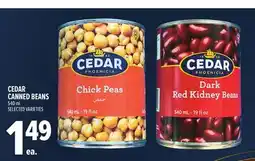 Metro CEDAR CANNED BEANS offer