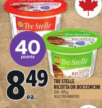 Metro TRE STELLE RICOTTA OR BOCCONCINI offer