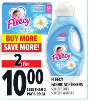 Metro FLEECY FABRIC SOFTENERS offer