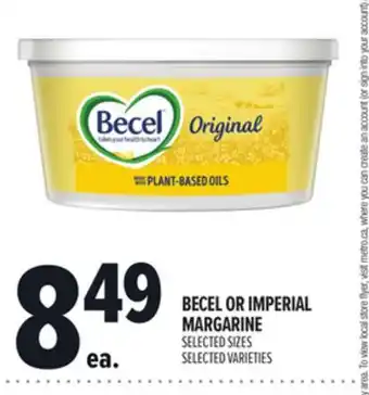 Metro BECEL OR IMPERIAL MARGARINE offer