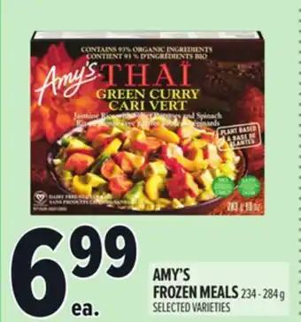 Metro AMY'S FROZEN MEALS offer