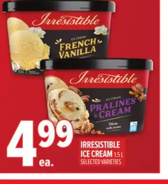 Metro IRRESISTIBLE ICE CREAM offer