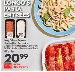 Longo's Longo's Pasta Entrées offer