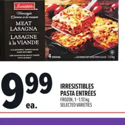 Metro IRRESISTIBLES PASTA ENTRÉES offer