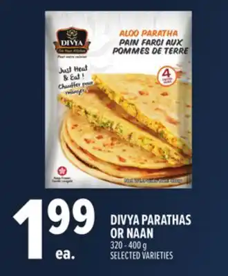 Metro DIVYA PARATHAS OR NAAN offer