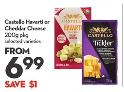 Longo's Castello Havarti or Cheddar Cheese offer