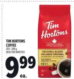 Metro TIM HORTONS COFFEE offer