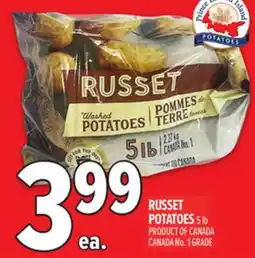 Metro RUSSET POTATOES offer