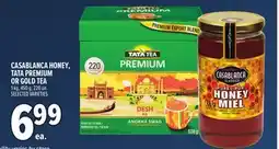 Metro CASABLANCA HONEY, TATA PREMIUM OR GOLD TEA offer