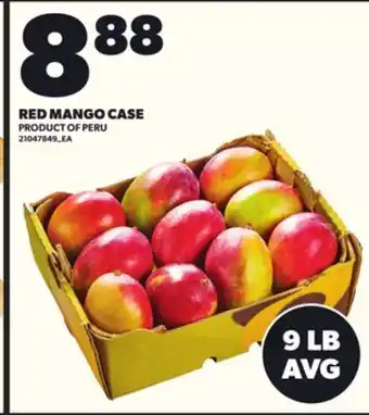 Loblaws RED MANGO CASE, 9 LB AVG offer