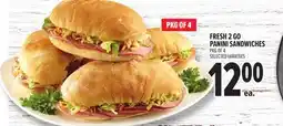 Metro FRESH 2 GO PANINI SANDWICHES offer