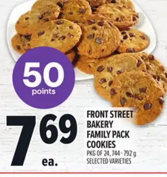 Metro FRONT STREET BAKERY FAMILY PACK COOKIES offer