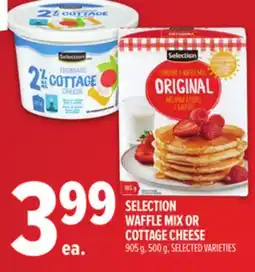 Metro SELECTION WAFFLE MIX OR COTTAGE CHEESE offer