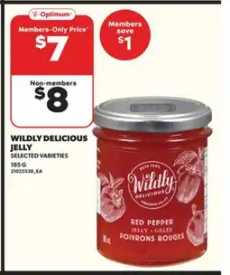 Loblaws WILDLY DELICIOUS JELLY 185G offer