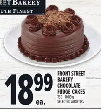 Metro FRONT STREET BAKERY CHOCOLATE FUDGE CAKES offer