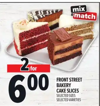 Metro FRONT STREET BAKERY CAKE SLICES offer