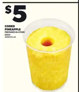 Loblaws CORED PINEAPPLE offer