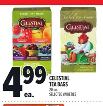 Metro CELESTIAL TEA BAGS offer