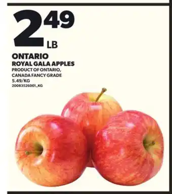 Loblaws ROYAL GALA APPLES offer