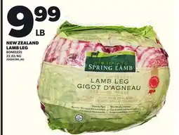 Loblaws NEW ZEALAND LAMB LEG offer