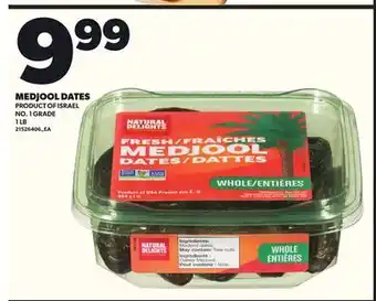 Loblaws MEDJOOL DATES, 1 LB offer