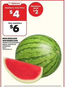 Loblaws MINI SEEDLESS WATERMELONS offer