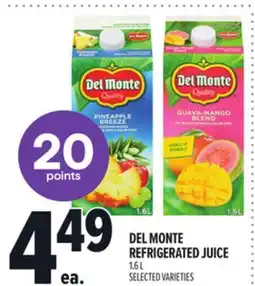 Metro DEL MONTE REFRIGERATED JUICE offer