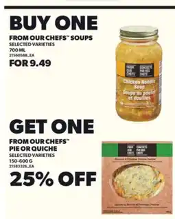 Loblaws FROM OUR CHEFS SOUPS, 700ML offer