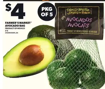 Loblaws FARMER'S MARKET AVOCADO BAG, 5'S offer