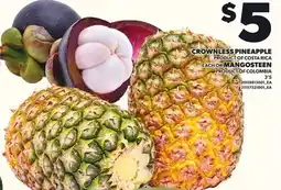 Loblaws CROWNLESS PINEAPPLE OR MANGOSTEEN,3'S offer