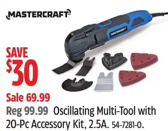 Canadian Tire Oscillating Multi-Tool with 20-Pc Accessory Kit offer