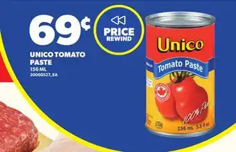 Loblaws UNICO TOMATO PASTE 156ML offer