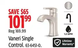 Canadian Tire Vaneri Single Control offer