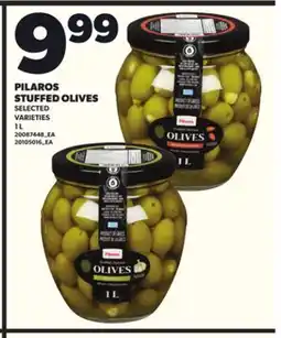 Loblaws PILAROS STUFFED OLIVES 1L offer