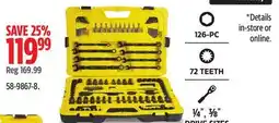 Canadian Tire Stanley ¼ , ⅜ DRIVE SIZES offer