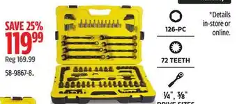 Canadian Tire Stanley ¼ , ⅜ DRIVE SIZES offer