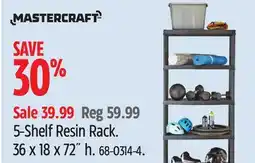 Canadian Tire 5-Shelf Resin Rack offer